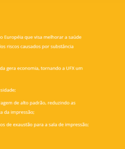 Alternative view of UFX - Tinta UV Flexível 320ml Yellow