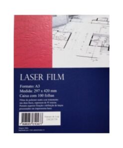 Filme Laser Top 297x420 A3 c/100 folhas