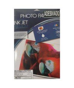 Glossy Paper Adesivo 180gr 210x297 A4 com 50 folhas